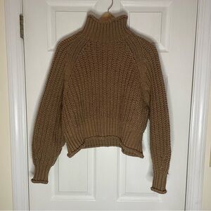 H&M Brown Mockneck Sweater